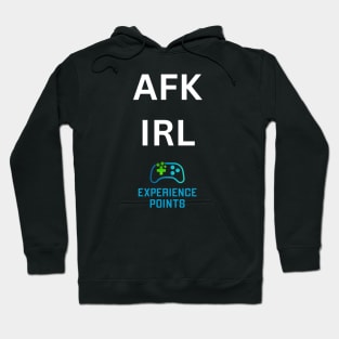 AFK IRL white text color logo Hoodie